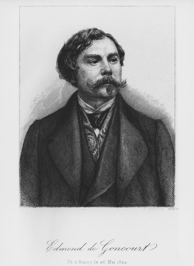 Edmond de Goncourt by Pierre Adolphe Varin